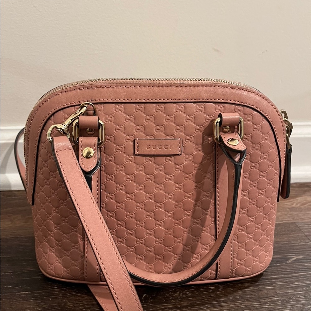 Just like brand new Gucci Microguccissima leather dome bag